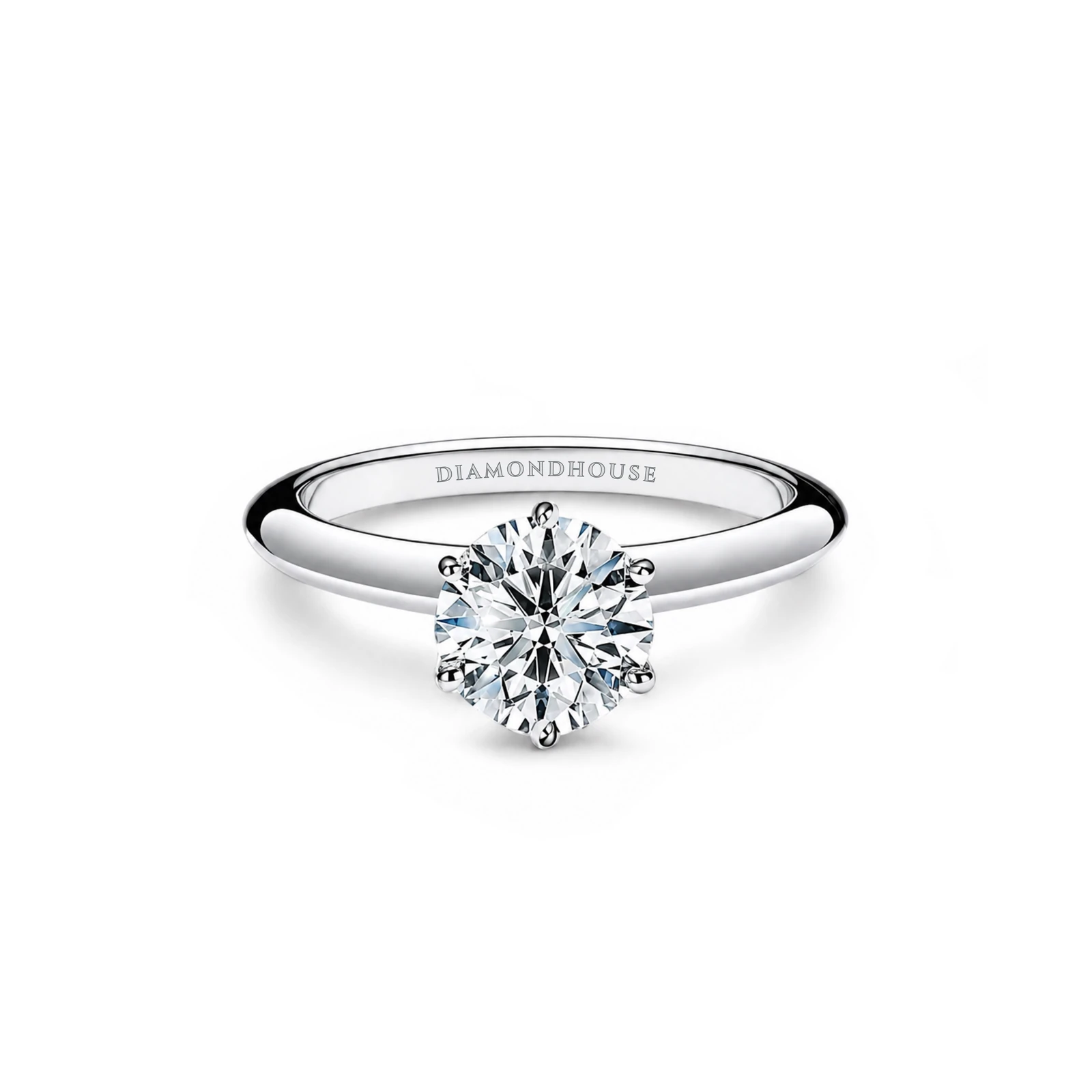 Anello solitario Classic stile Tiffany — vista 1