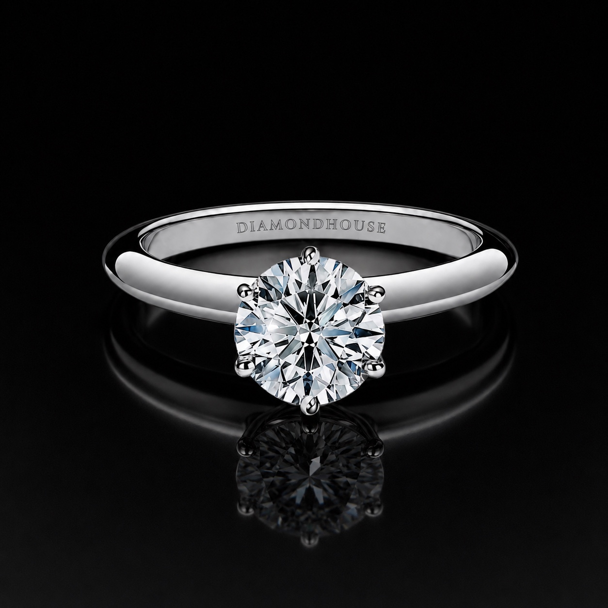Anello di fidanzamento su misura con diamante certificato